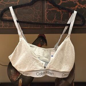 CALVIN KLEIN women’s  Modern Cotton Lightly Lined Triangle Bralette